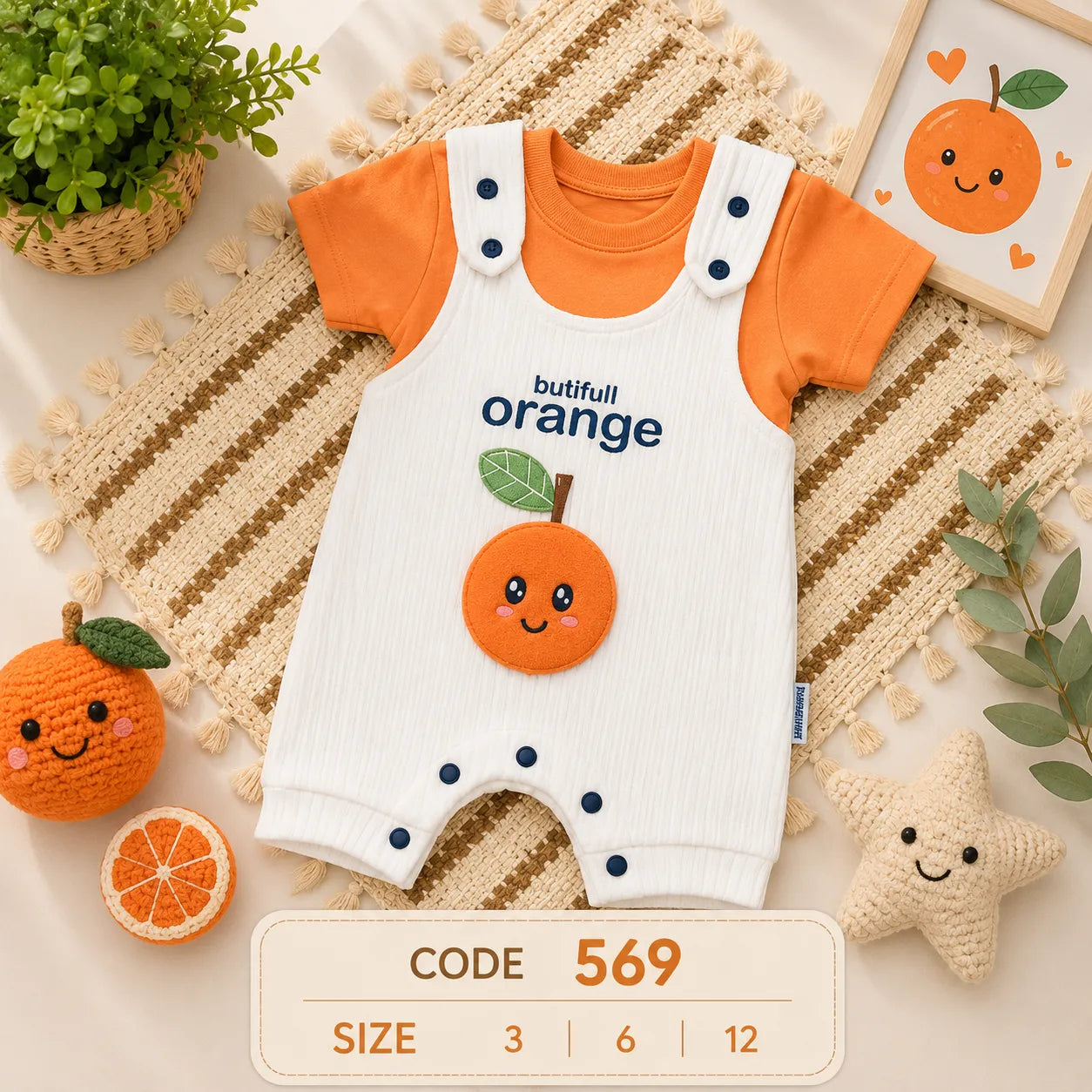 code 569 🍉 سالوبيت بناتي قطعتين بتصميم الفواكه