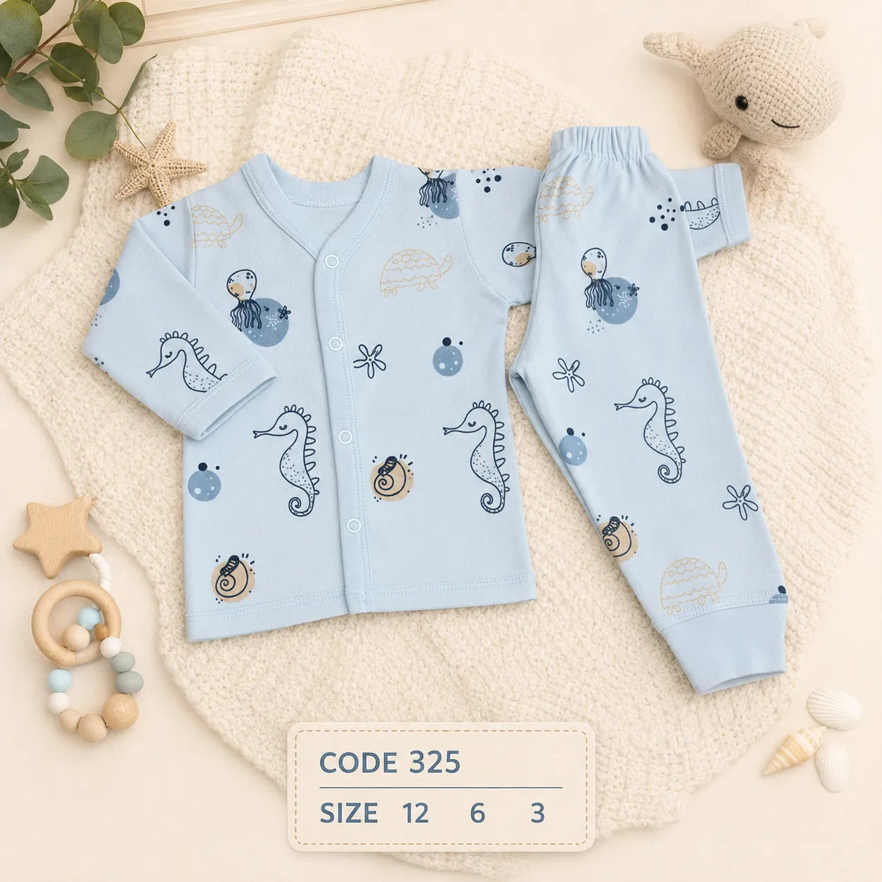 code 325 🐙 طقم بيجامة قطعتين كم طويل أخطبوط