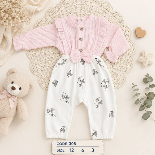 code 308 🌷 سلوبيت إيفين وردات بتفصيلة فيونكة
